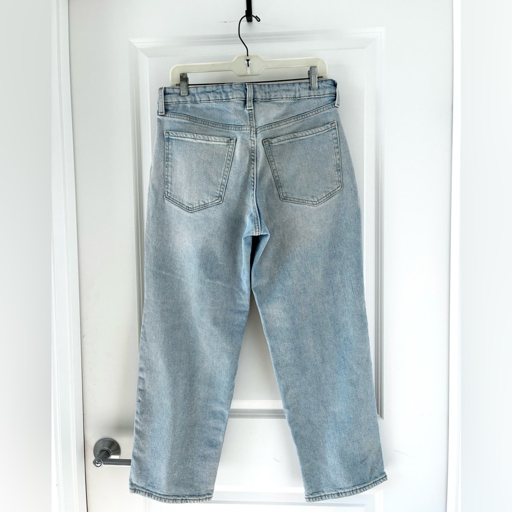 Old Navy O.G. Loose High Rise Jeans Women’s 12 Petite Light Wash